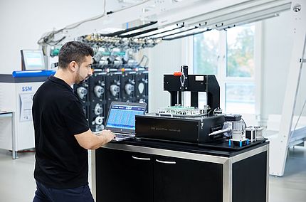 Electronic component repair for winding machines performed by an SSM specialist to maintain machine efficiency and reduce downtime.