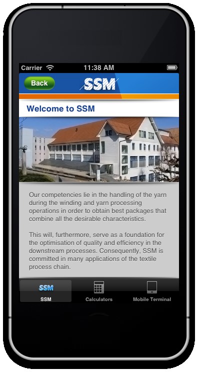 SSM App Print Screen